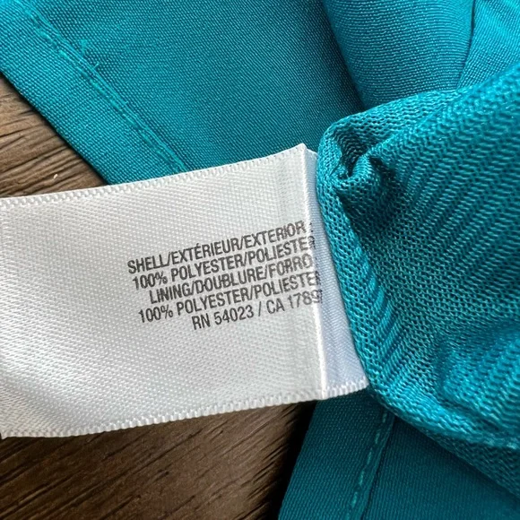 NWT OLD NAVY teal blue dress womens size medium - Picture 8 of 8